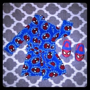 Spider-Man 2 Robe With Matching Slippers